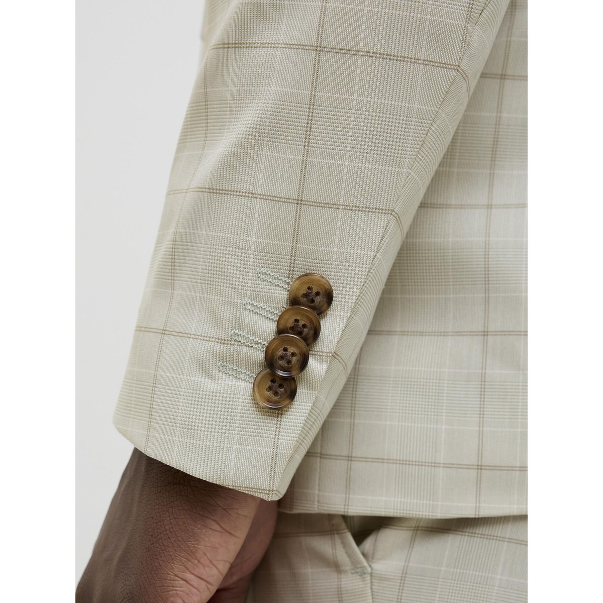 Blazer Croisé aqua gray, JACK & JONES