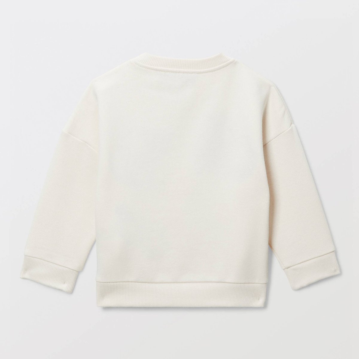 Sweat brodé en coton BIO GOTS naturel, BOUT'CHOU