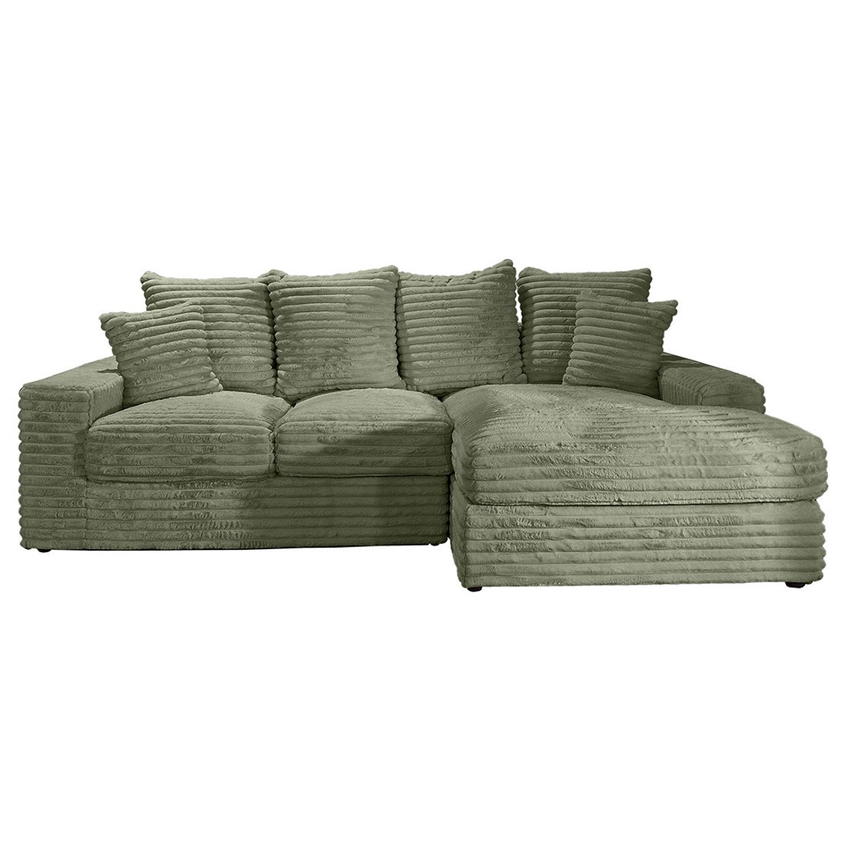 Canapé d'Angle droit 4 places - ANDY vert, BEST MOBILIER