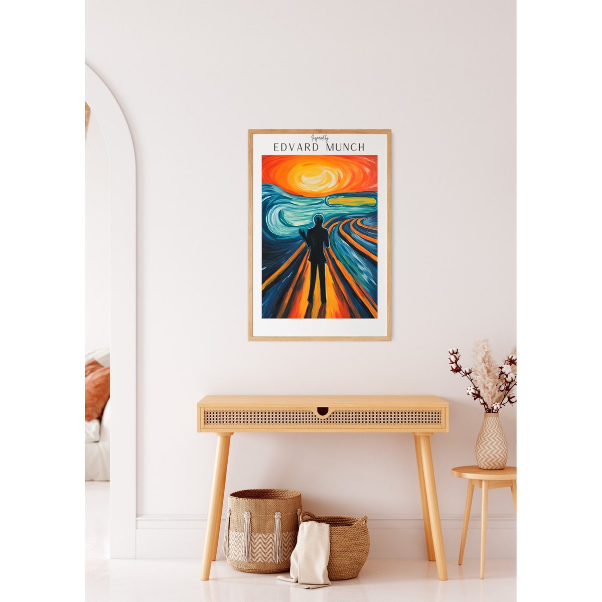 Affiche Edvard Munch n°18 blanc, L'AFFICHERIE