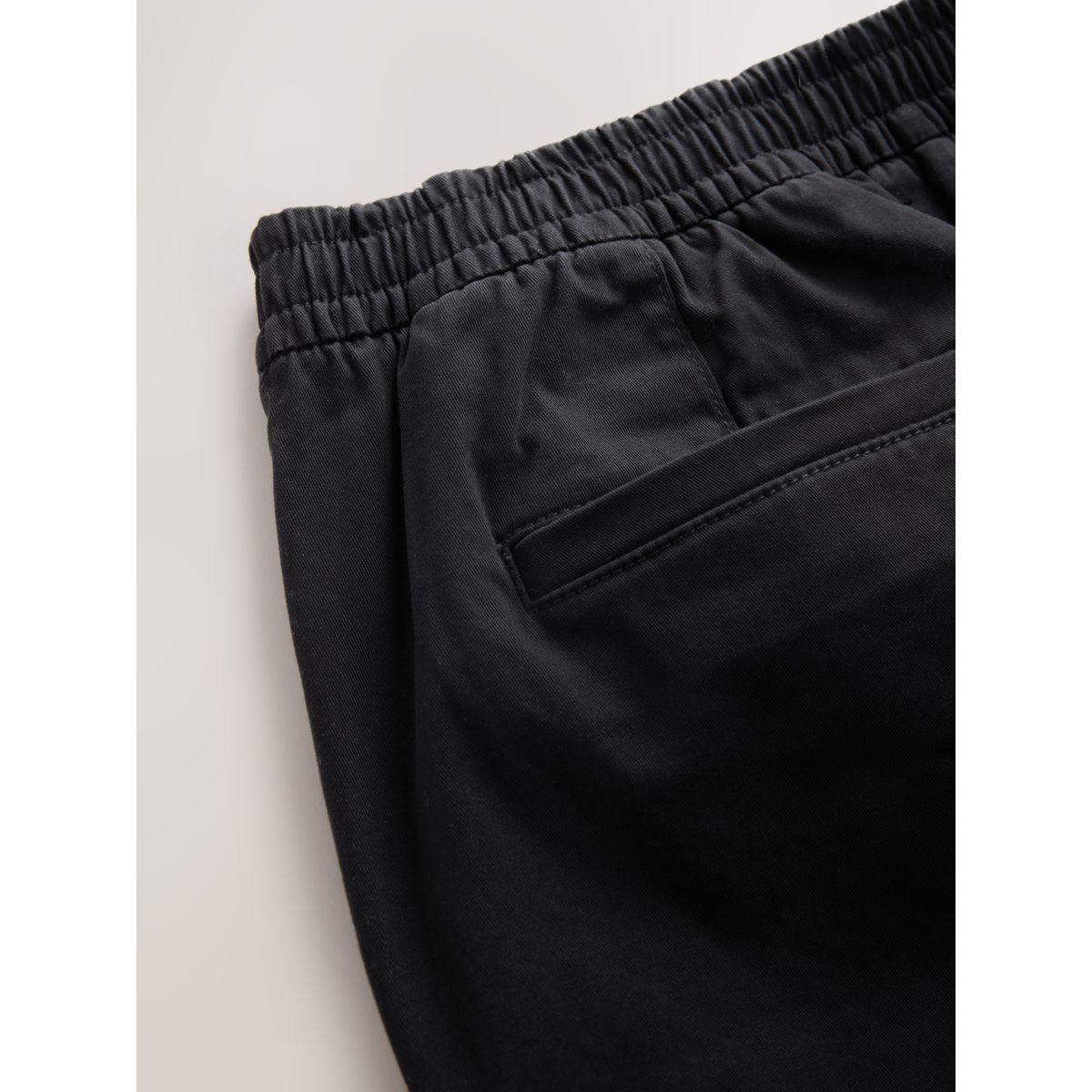 Pantalon chino stretch noir, NEXT