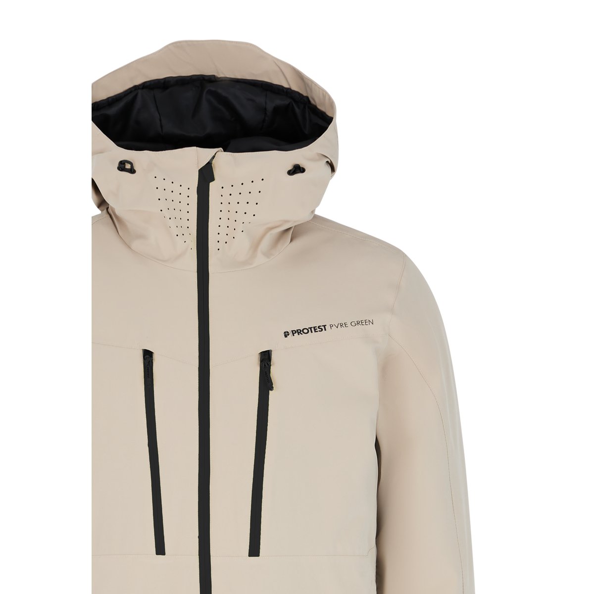 Veste de ski et de snowboard PRTTIMOTHY bamboobeige, PROTEST