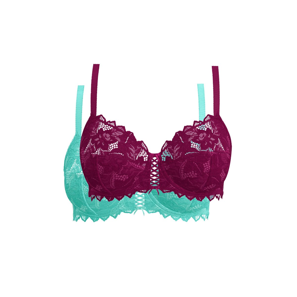 Lot de deux soutiens gorge ARUM noir&skin, SANS COMPLEXE