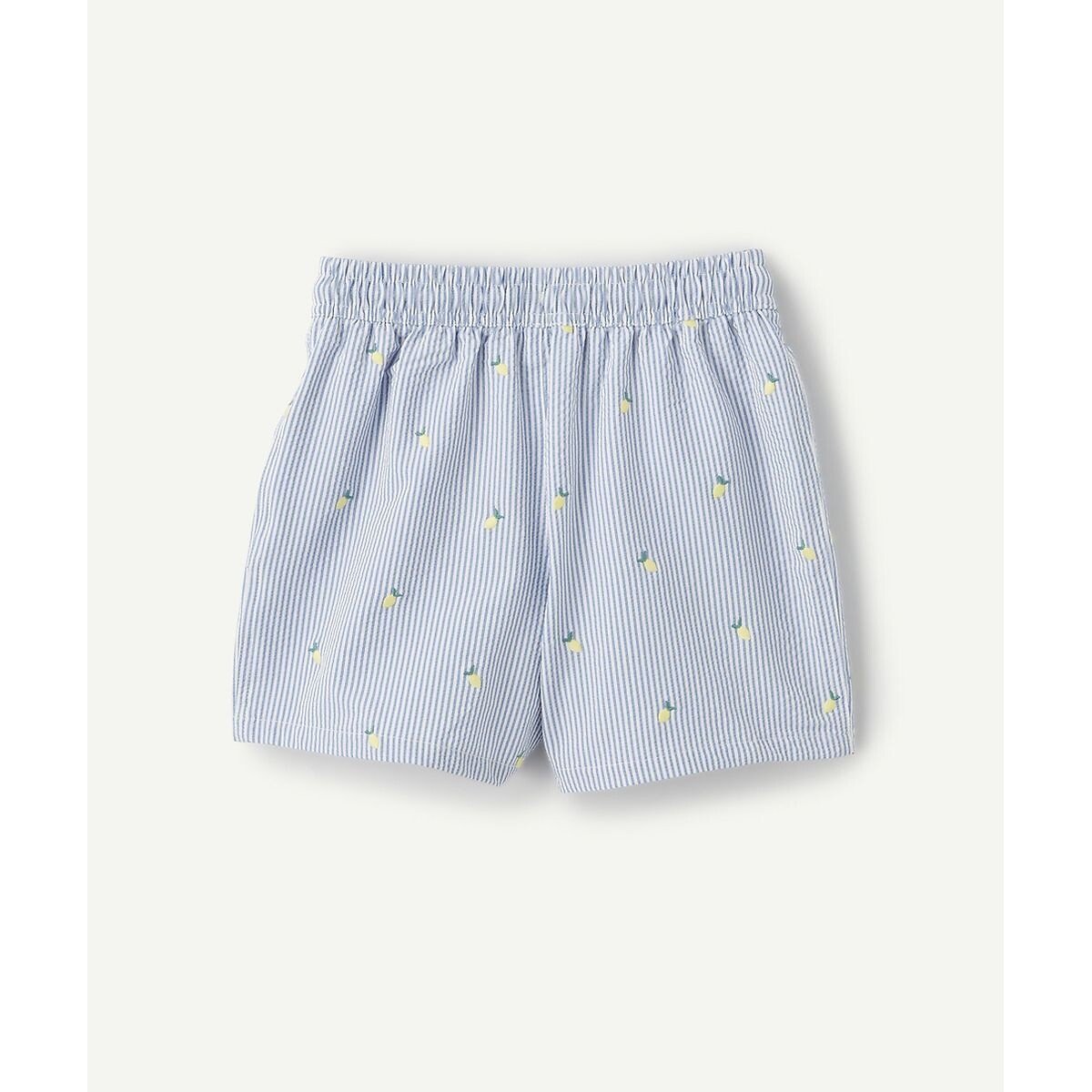 Short de bain rayé bleu/blanc, TAPE A L'OEIL
