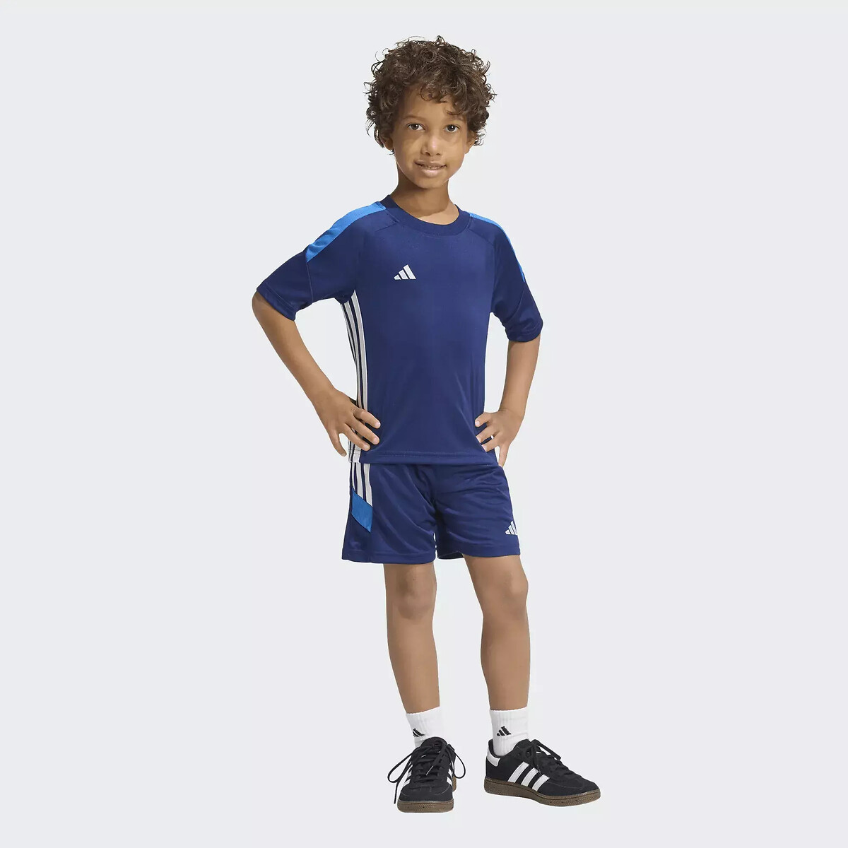 Ensemble T-shirt et short de football bleu marine/bleu, ADIDAS SPORTSWEAR