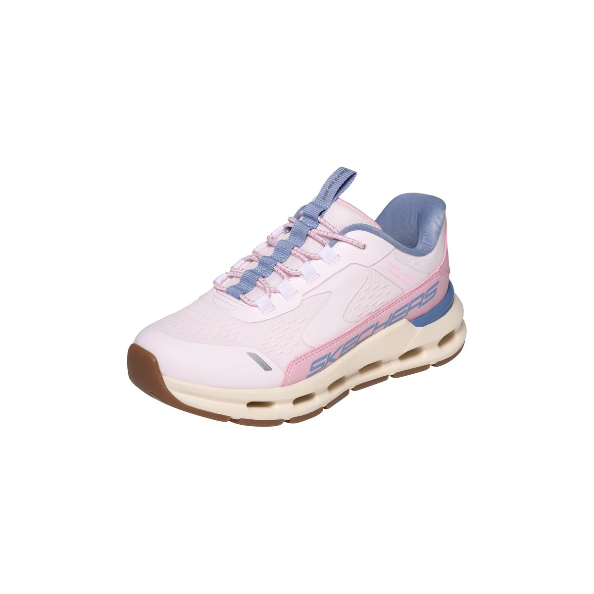 Basket Basse à Lacets Glide Step Vista Lane rose clair, SKECHERS