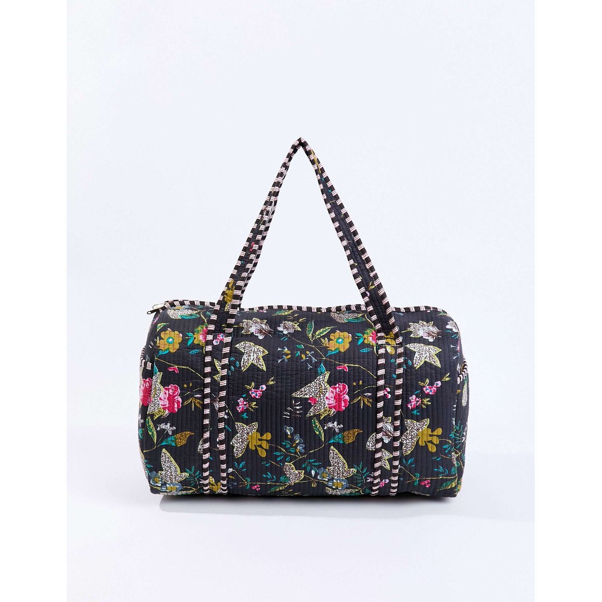 Sac week-end coton imprimé DUFFLE couleur unique, LA FIANCÉE