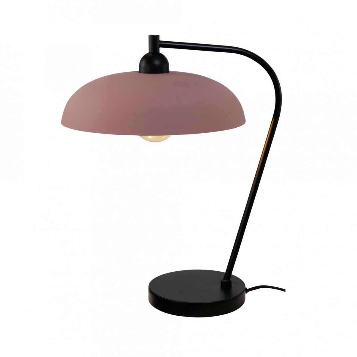 Lampe à poser en métal, OLIE rose, C-CREATION