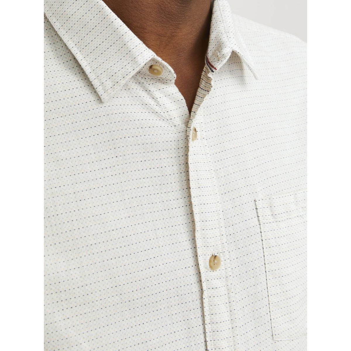 Chemisette imprimée ecru, JACK & JONES