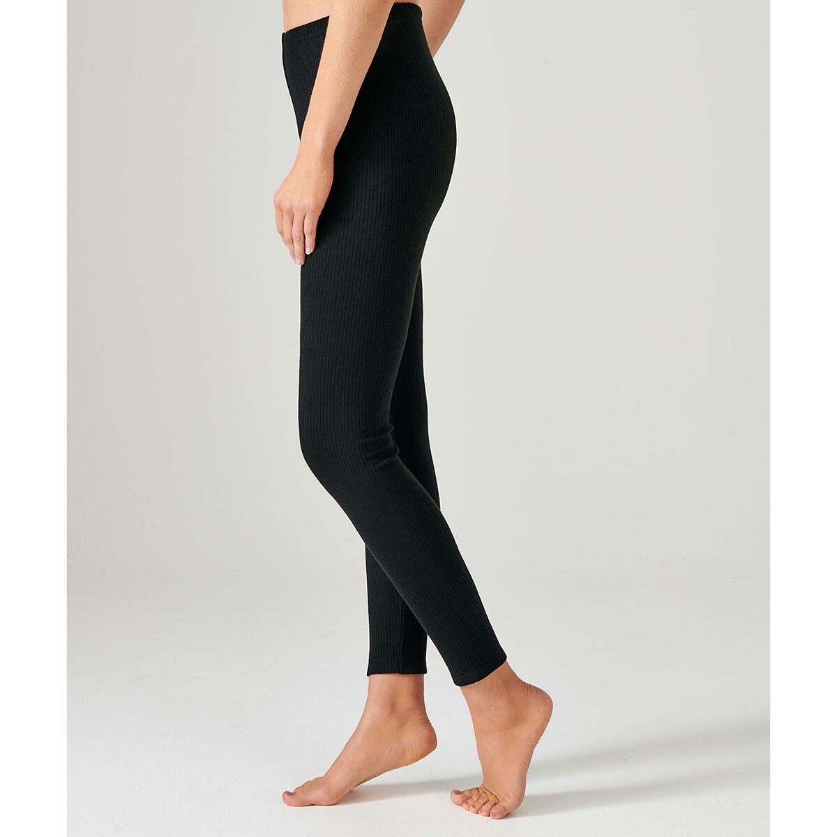 Lange legging Thermolactyl, warmtegraad 4 zwart, DAMART