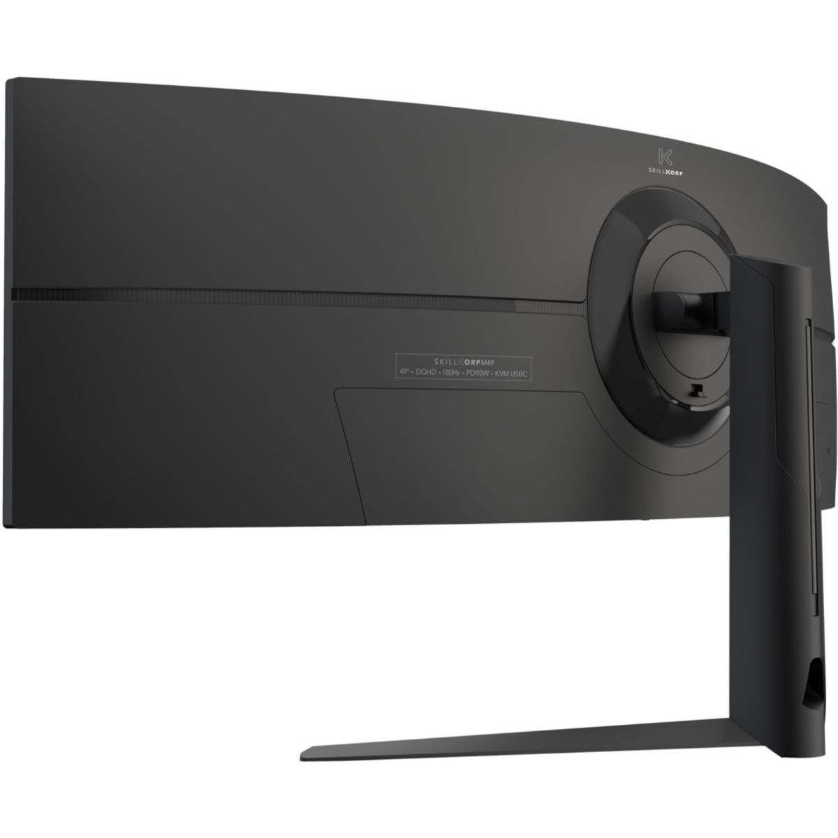Ecran PC Gamer M49 Progress 49" incurvé Fast VA UWQHD 180Hz USB C 90W couleur unique, SKILLKORP