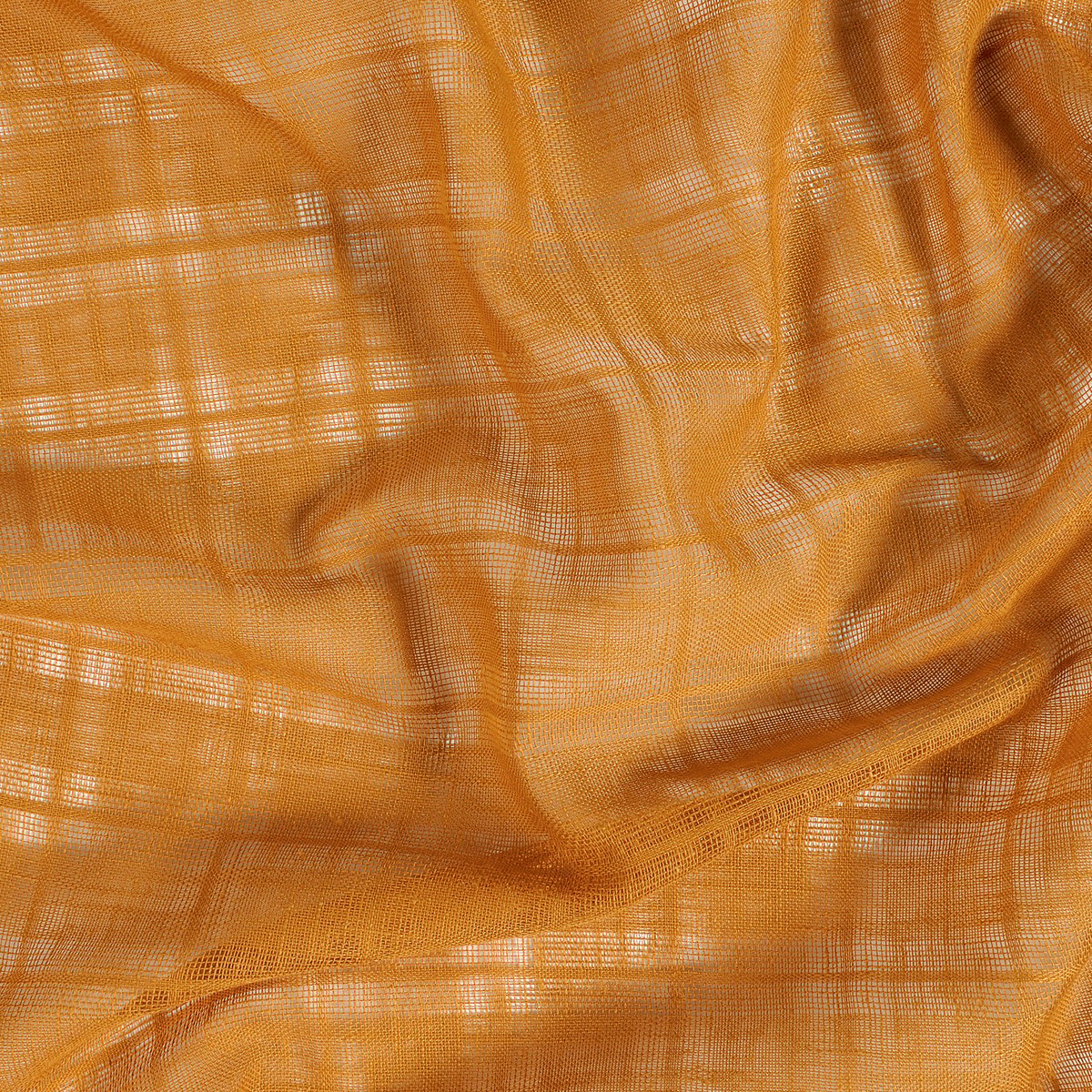 Voilage polyester coton - LILO orange foncé, CAMIF