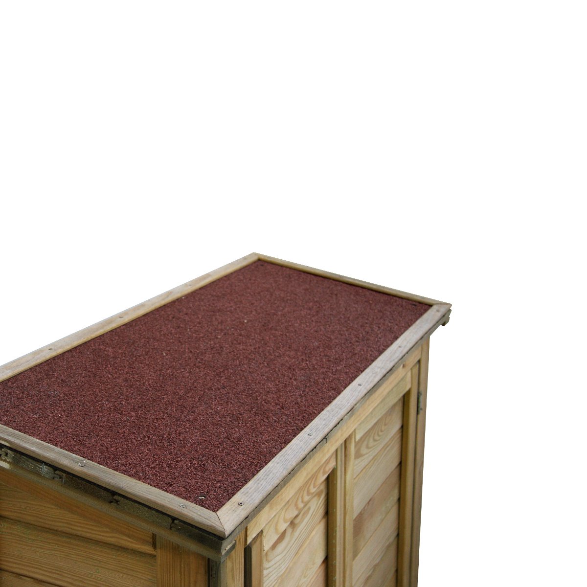 Armoire de rangement en bois Lisboa petit modèle marron, CEMONJARDIN