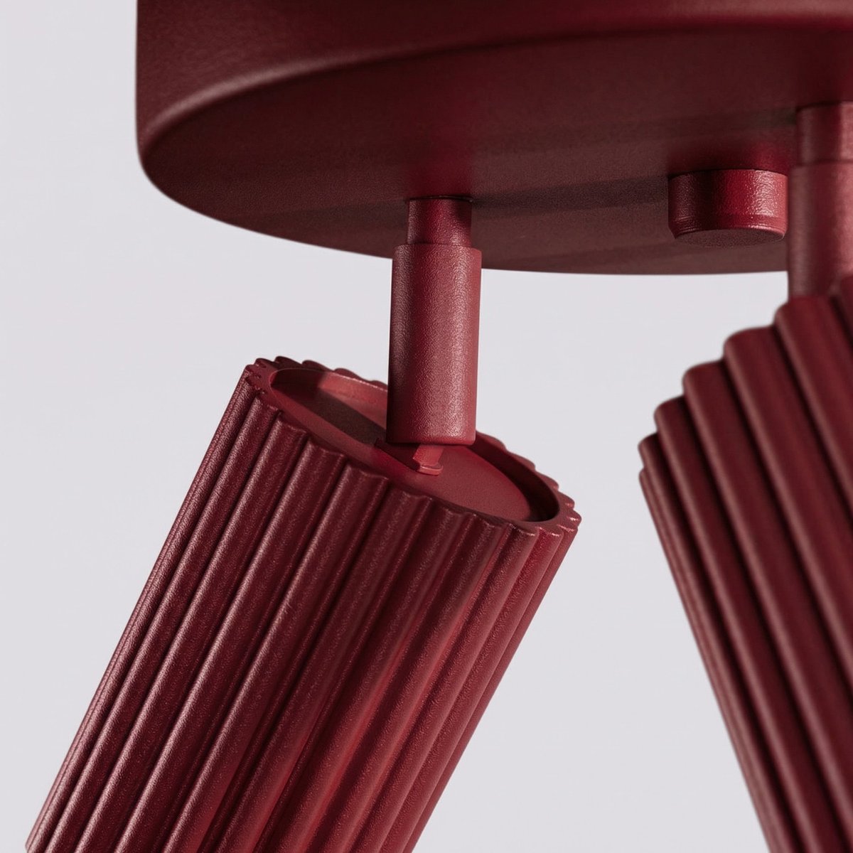 Plafonnier Aluminium Bordeaux GU10 3 KARBON bordeaux, EDEN