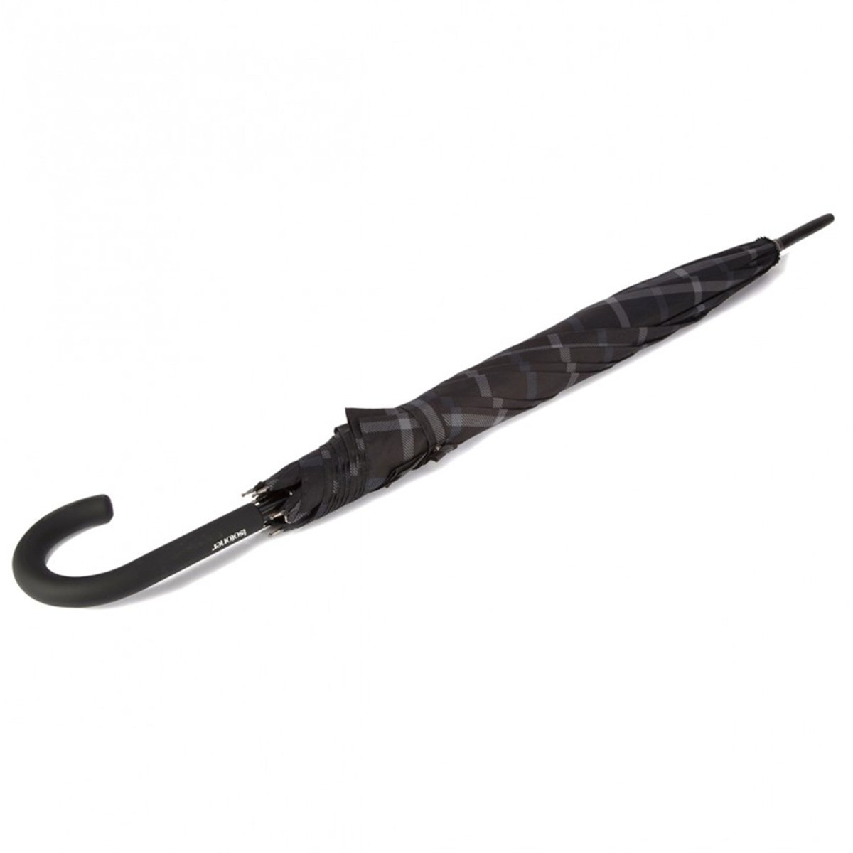 Parapluie noir carreaux homme, ISOTONER