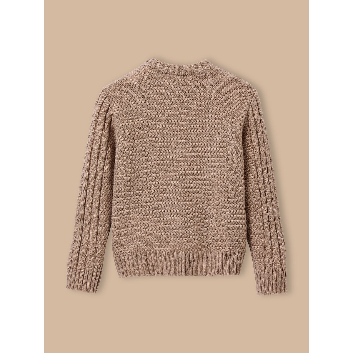 Pull torsadé beige, CYRILLUS