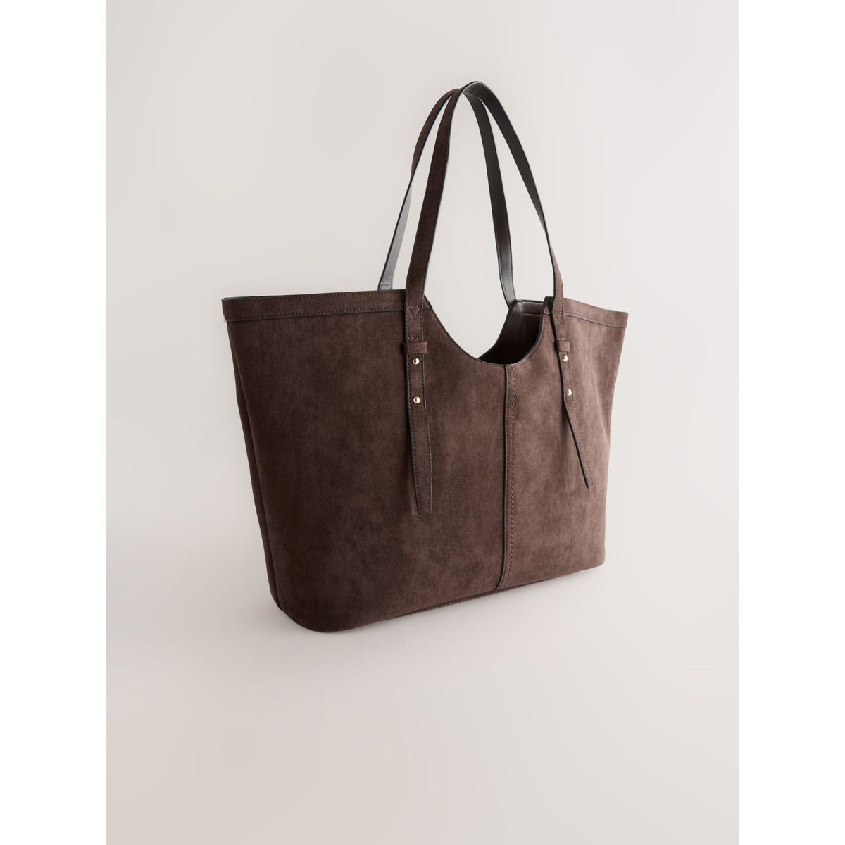 Sac cabas à bandoulière marron chocolat, NEXT