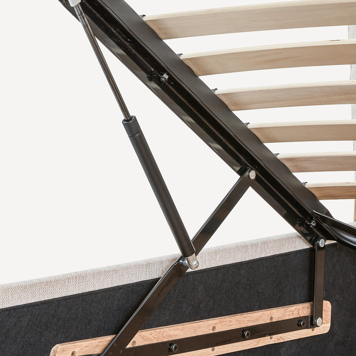 Doppelbett ILOSS mit Bettkasten, mit aufklappbarem Lattenrost, Eiche und Furnier natureicheholz, AM.PM