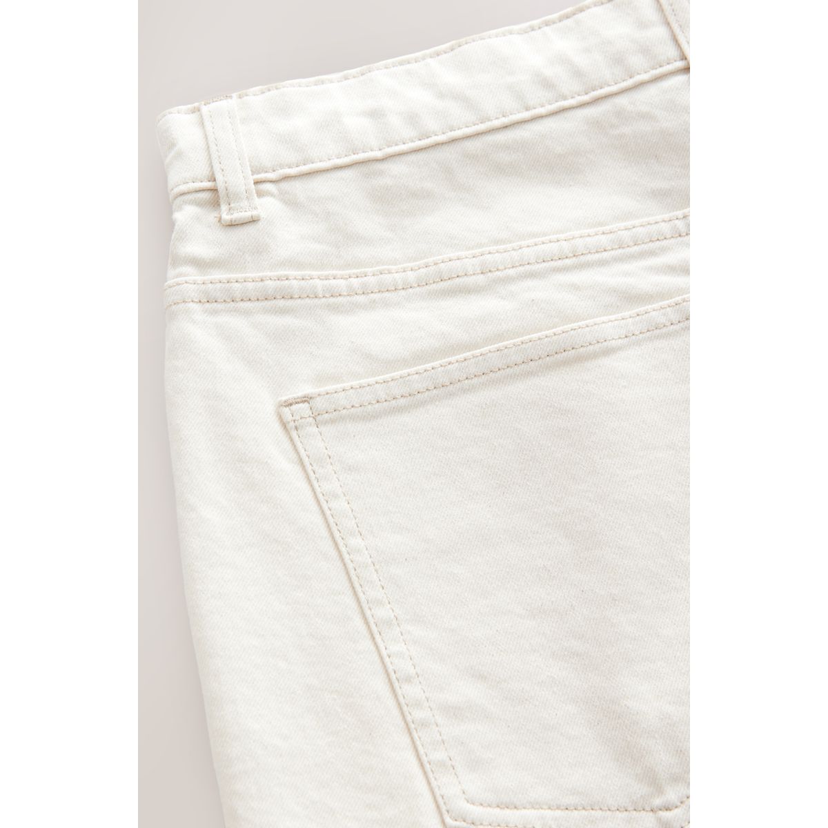 Short en jean style jupe-culotte écru, NEXT