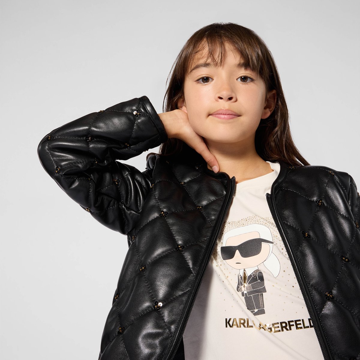 Veste manches longues black, KARL LAGERFELD KIDS