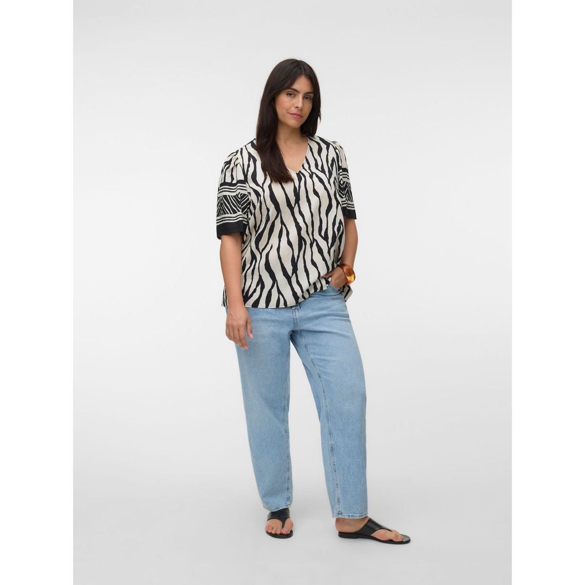 Top noire - black, VERO MODA