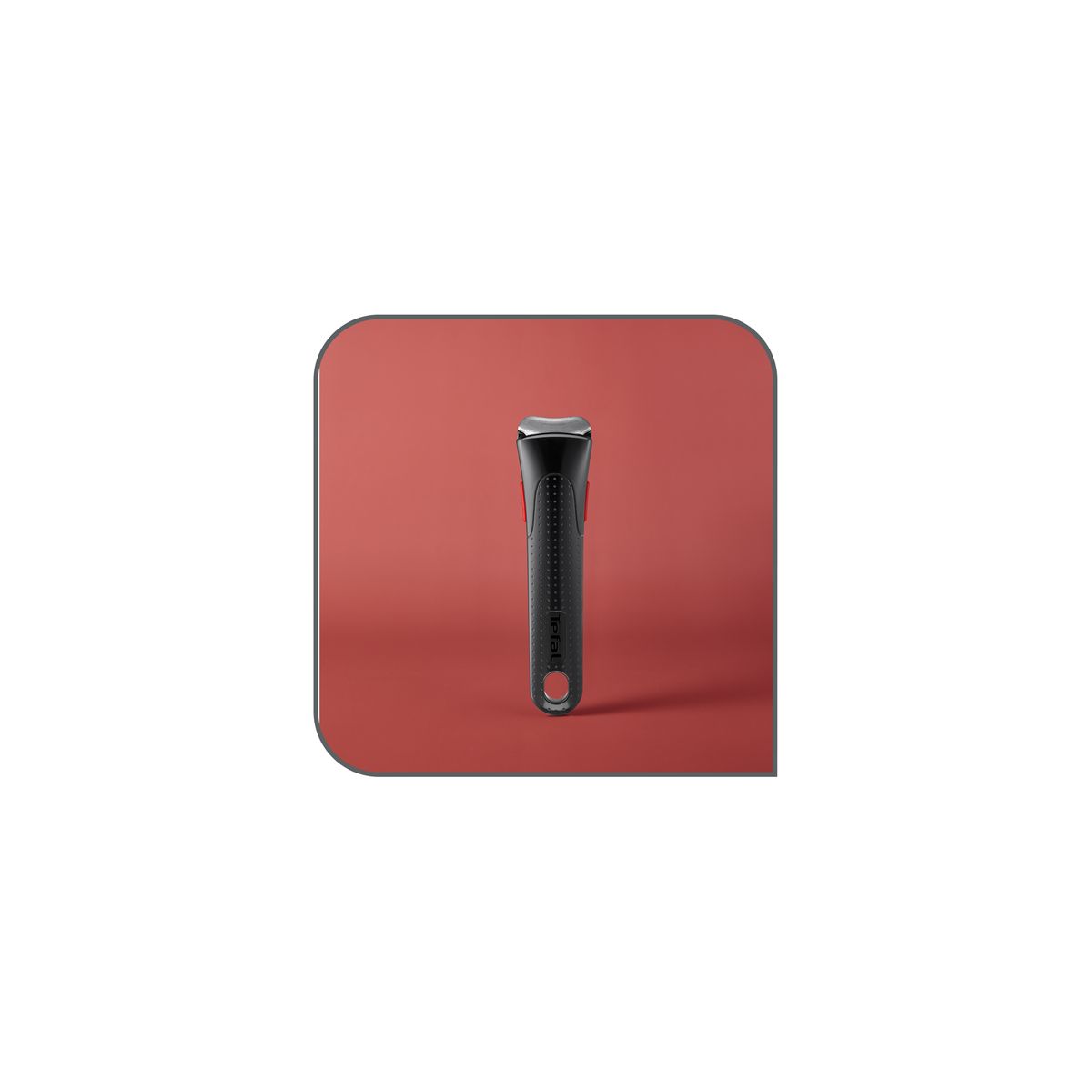 Poignée amovible amovible Ingenio Grise Hippo L9863702 blanc, TEFAL