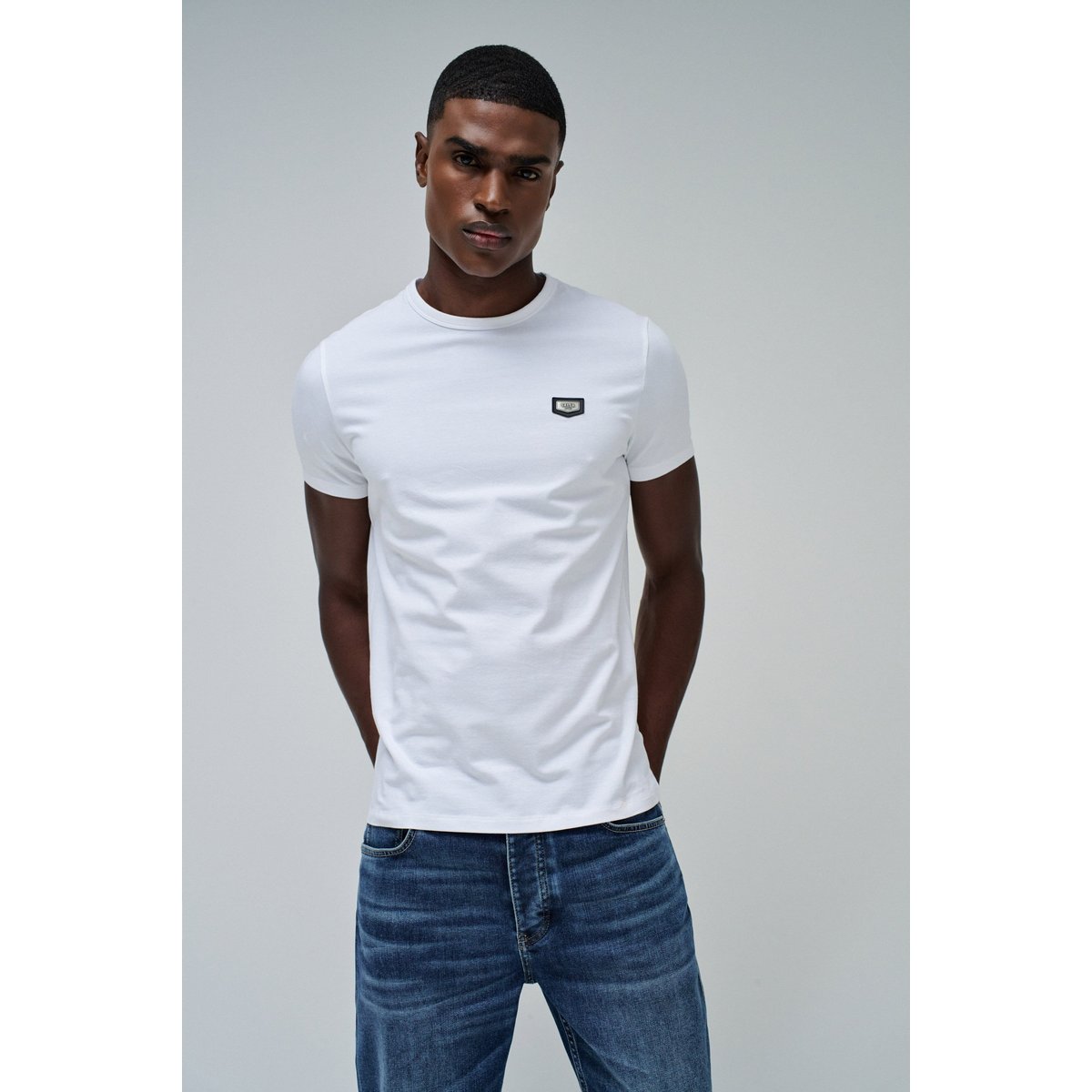 T-SHIRT AVEC LOGO blanc, SALSA JEANS
