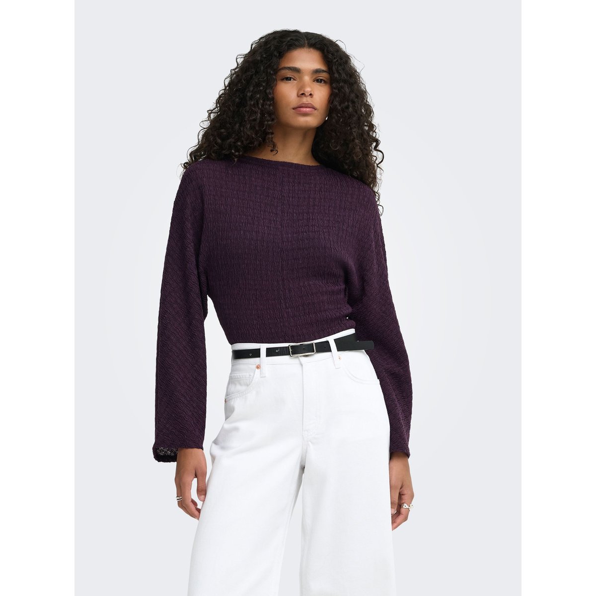 Top plum perfect, ONLY