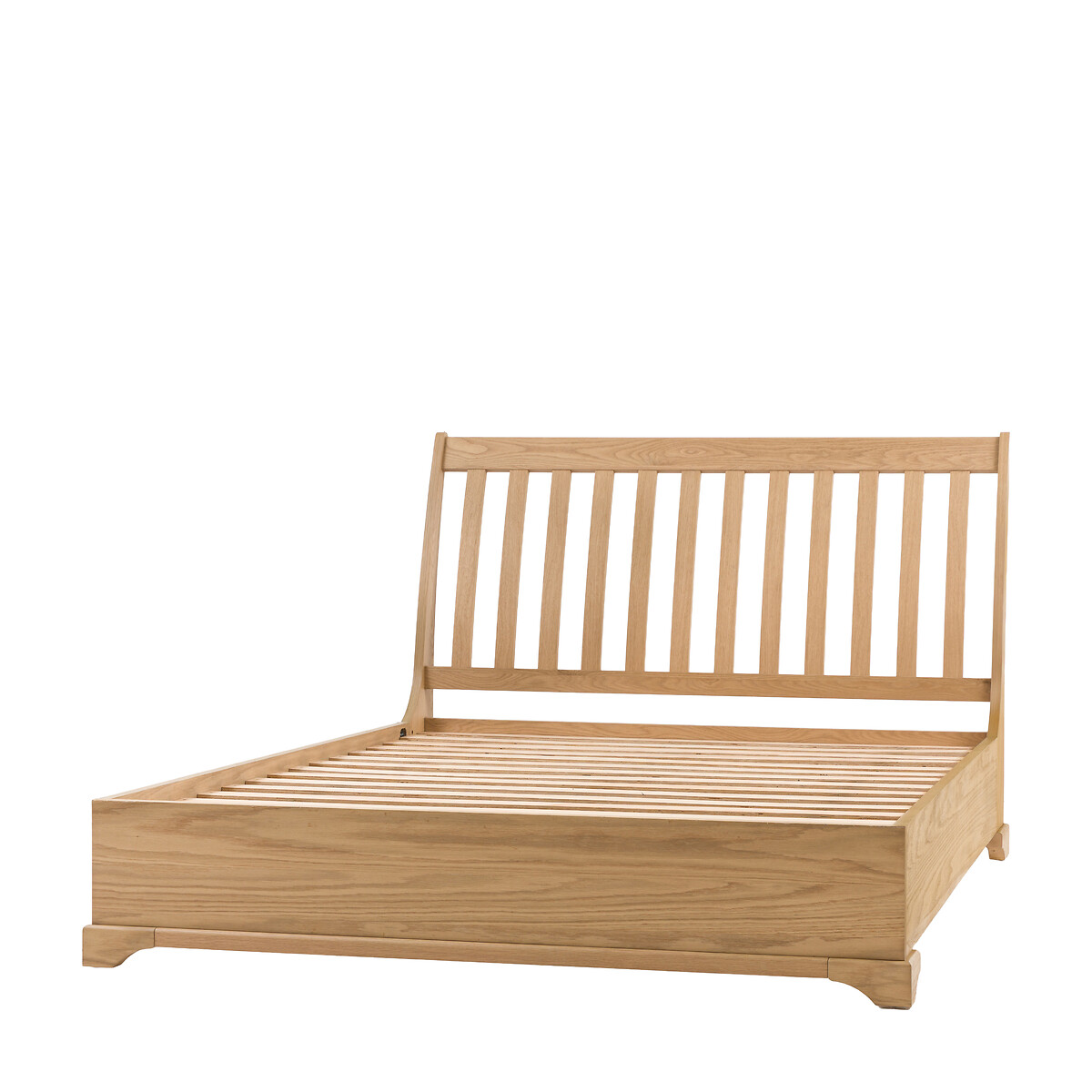 Harriet Oak Bed light oak wood, SO'HOME