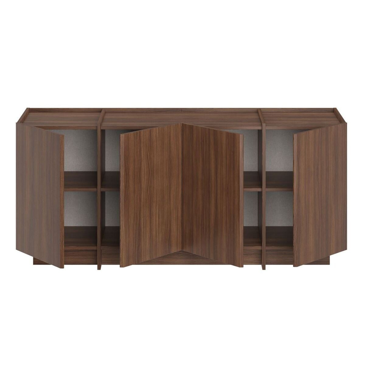 Buffet bas 4 portes - ARVEN noyer, CALICOSY