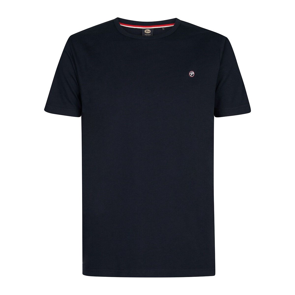 T-shirt maniche corte con logo blu marino, PETROL INDUSTRIES