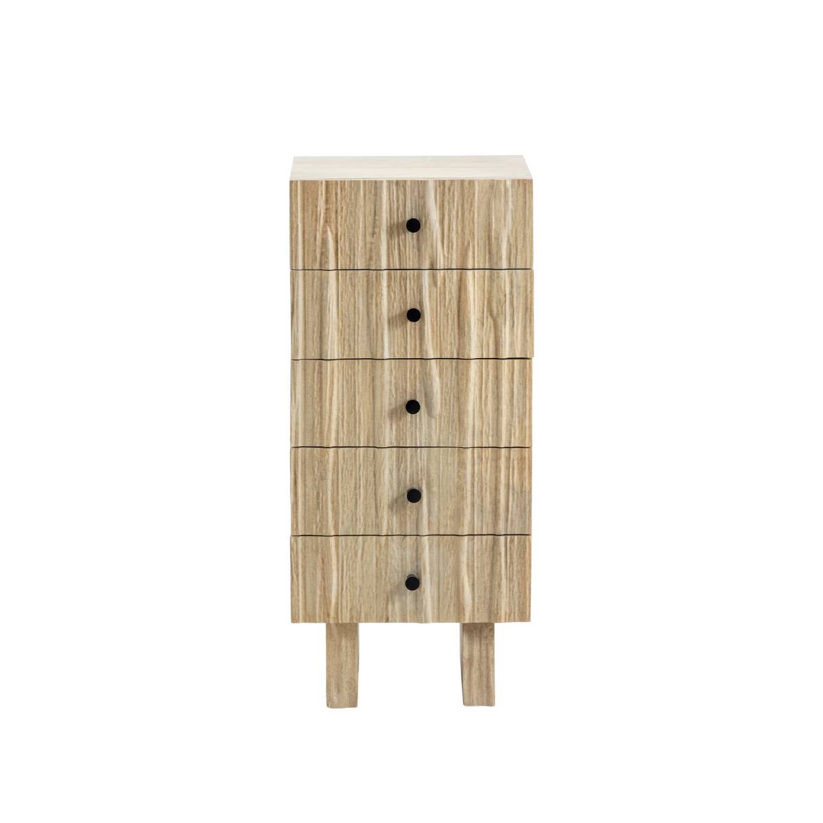 Chiffonnier en bois de manguier WALLY bois clair, MADE IN MEUBLES