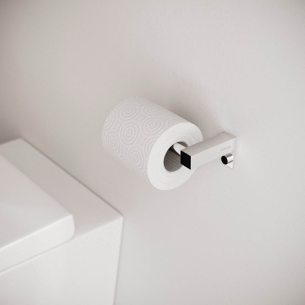 Porte Papier Toilette METRIC noir, COSMIC