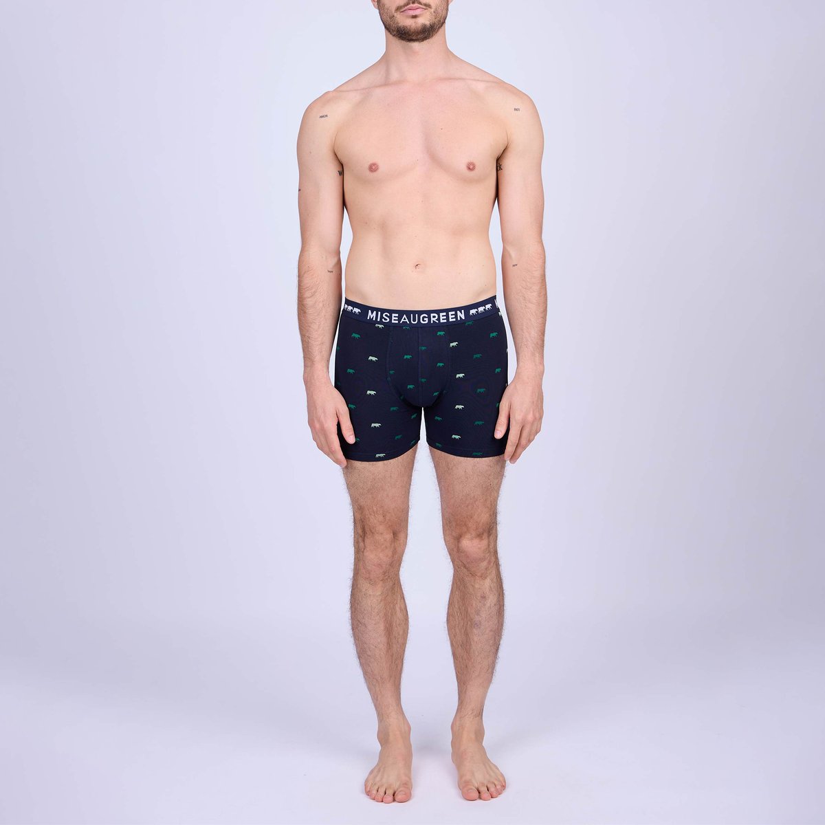Boxer Adriel vert, MISE AU GREEN