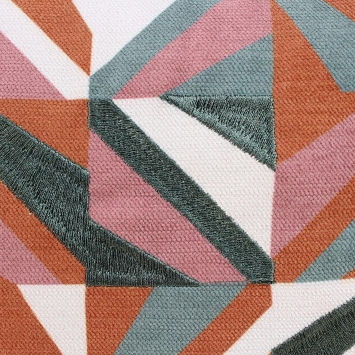 Coussin en velours 30x50cm terracotta, ORNAMI
