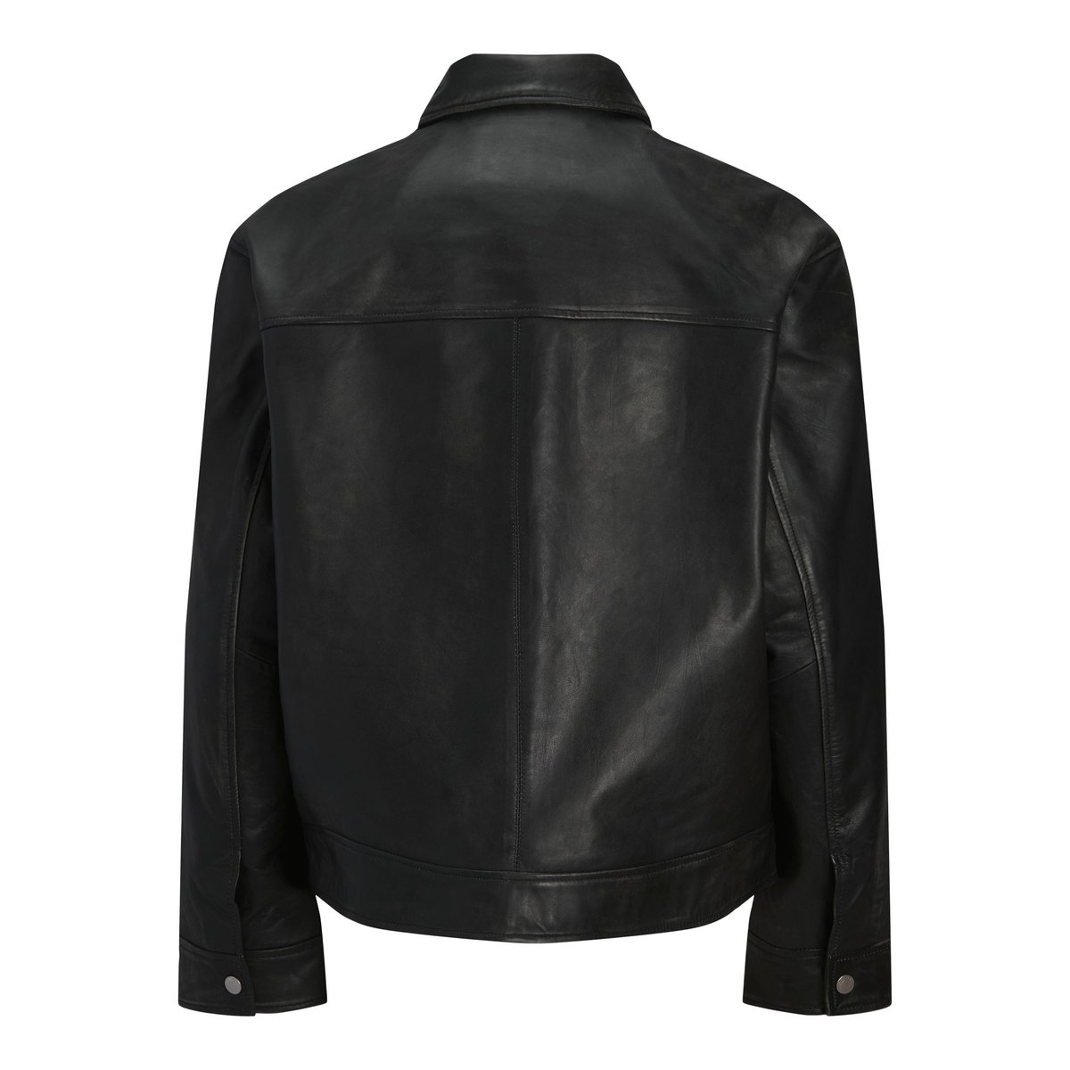 Veste En Cuir black, JACK & JONES