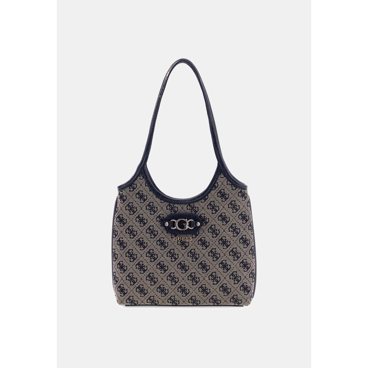Samantha Logo Mini Shopper noir multi, GUESS