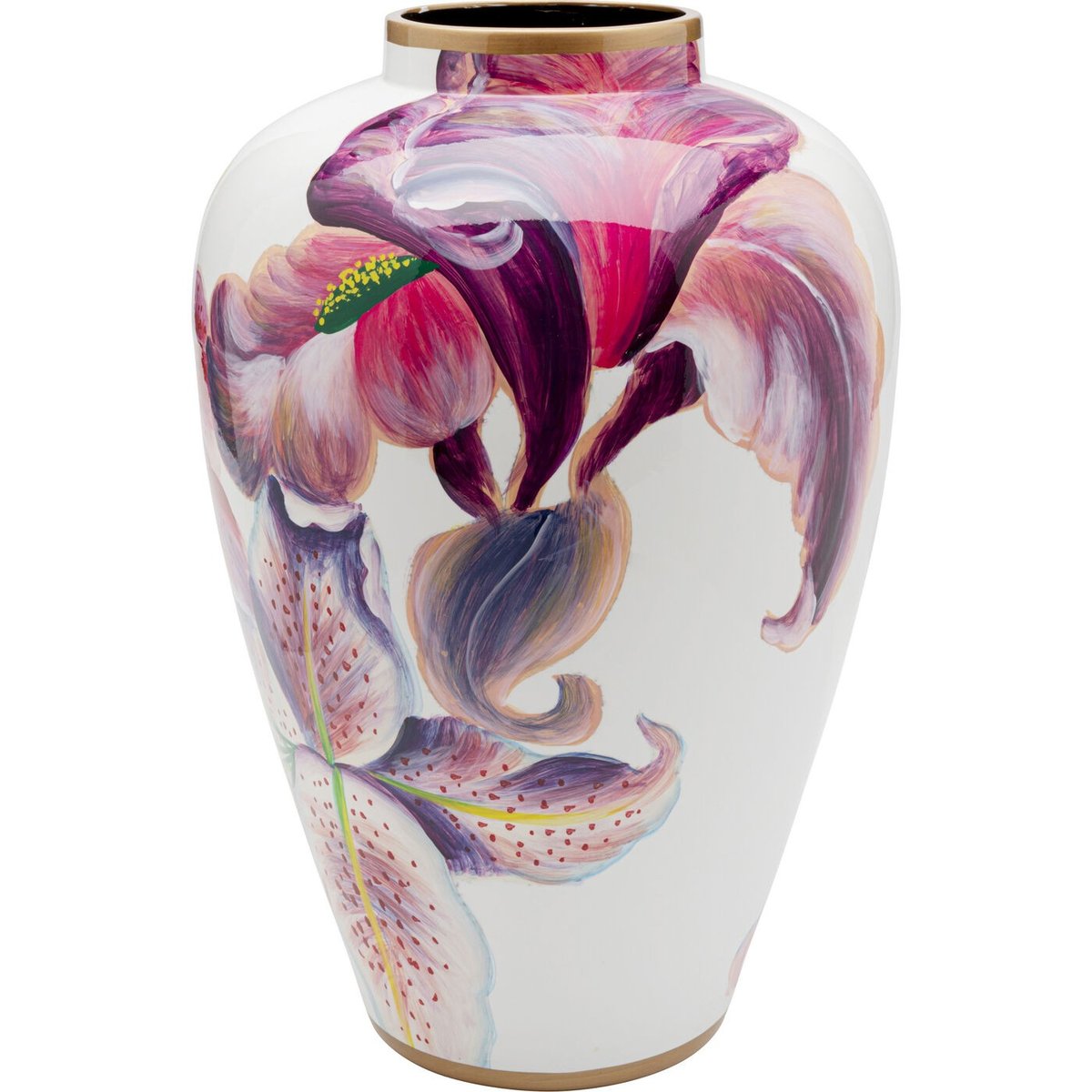 Vase lys en porcelaine blanc, KARE DESIGN