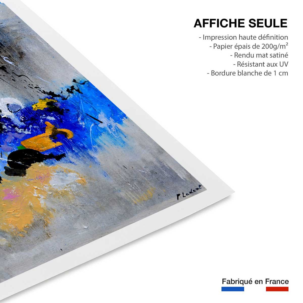 Poster virgule affiche seule, HEXOA