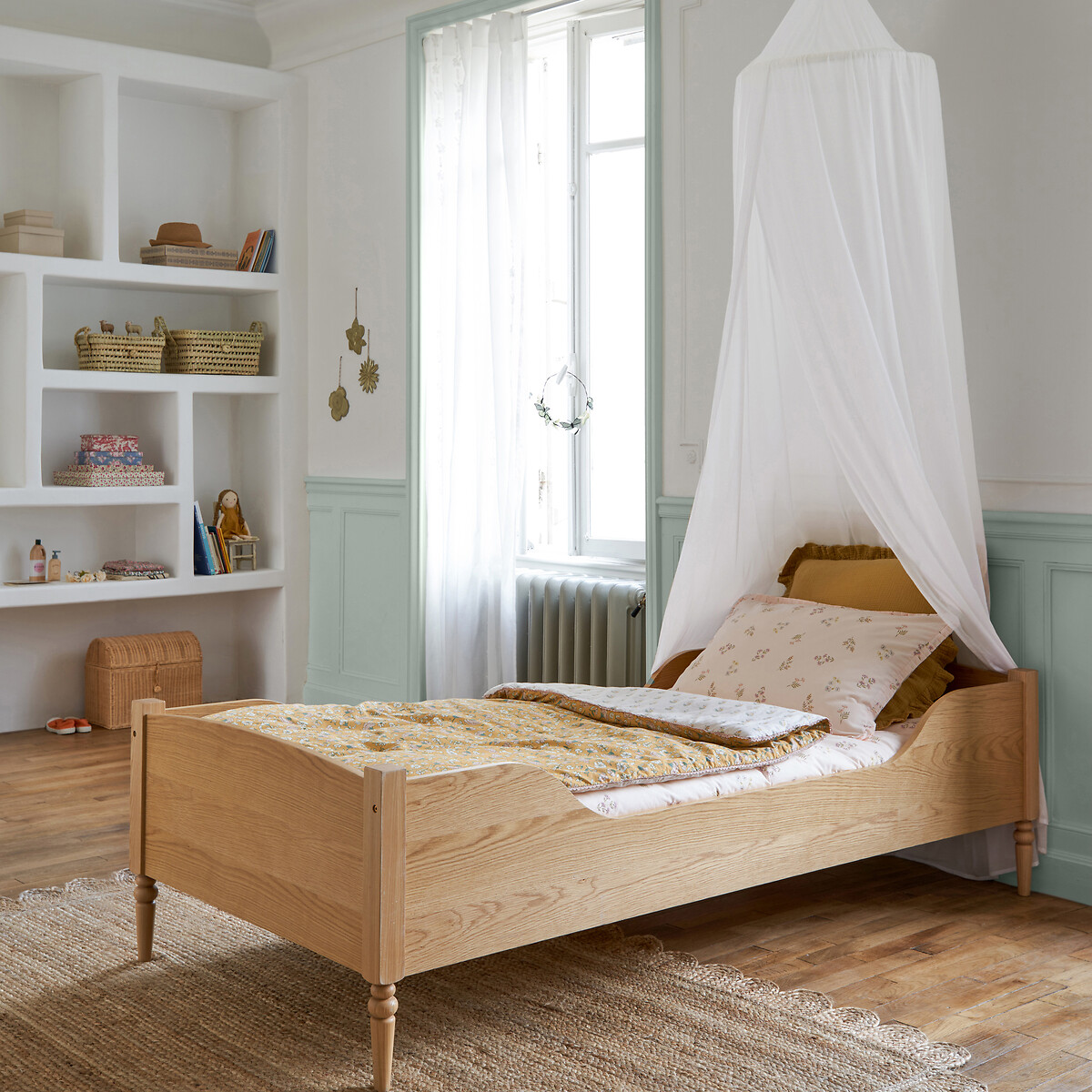 Lit enfant avec sommier Cléa chêne, LA REDOUTE INTERIEURS