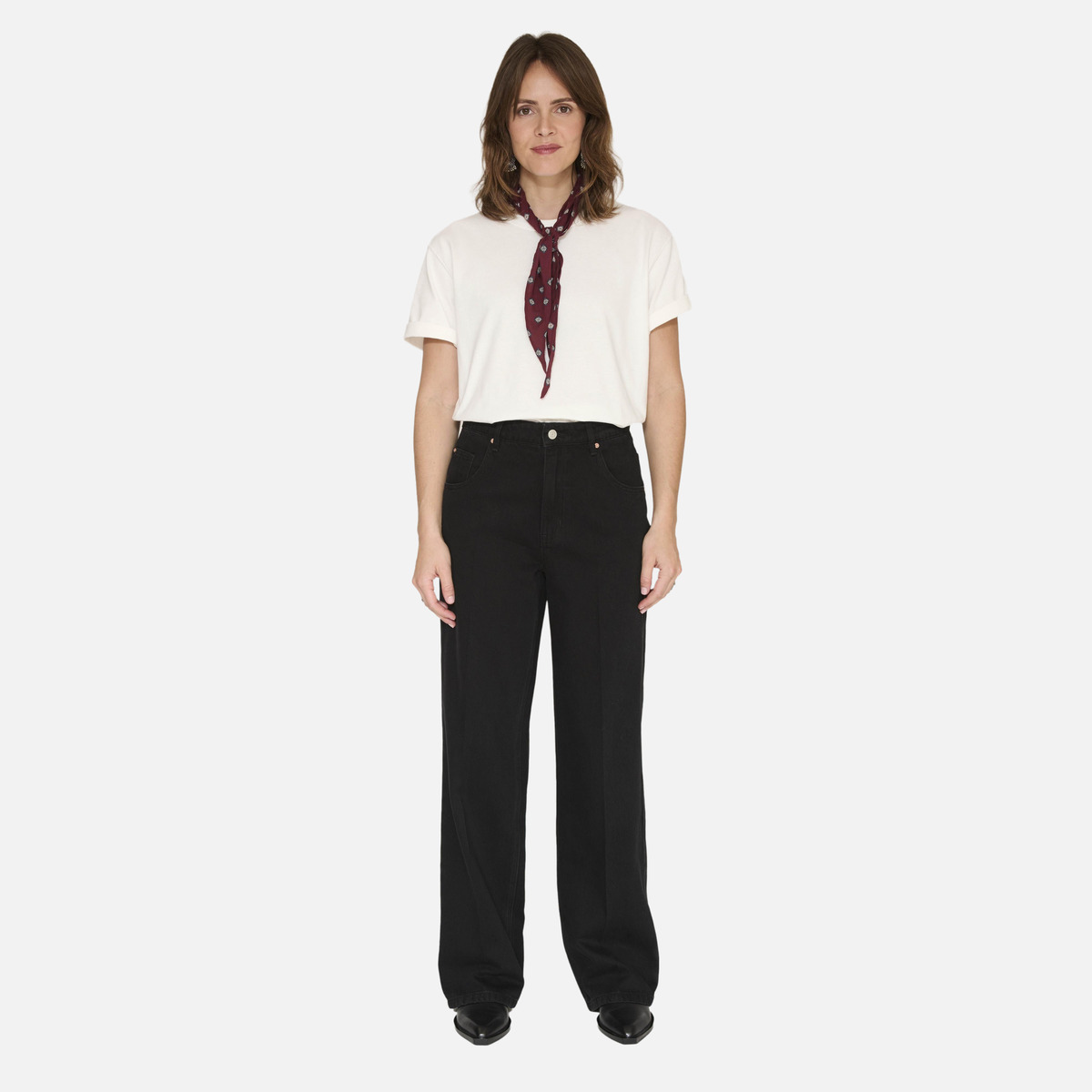 Jean THE JAMES WALL STREET DENIM black - elton wash, MKT STUDIO