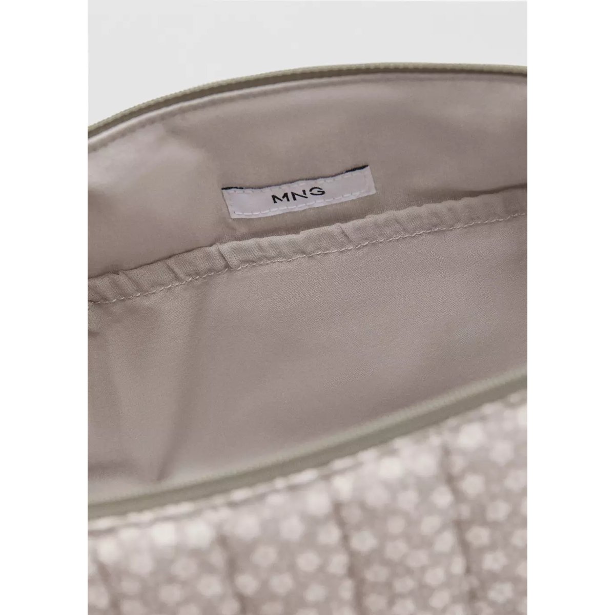 Trousse de toilette imprimée en coton marron moyen, MANGO BABY