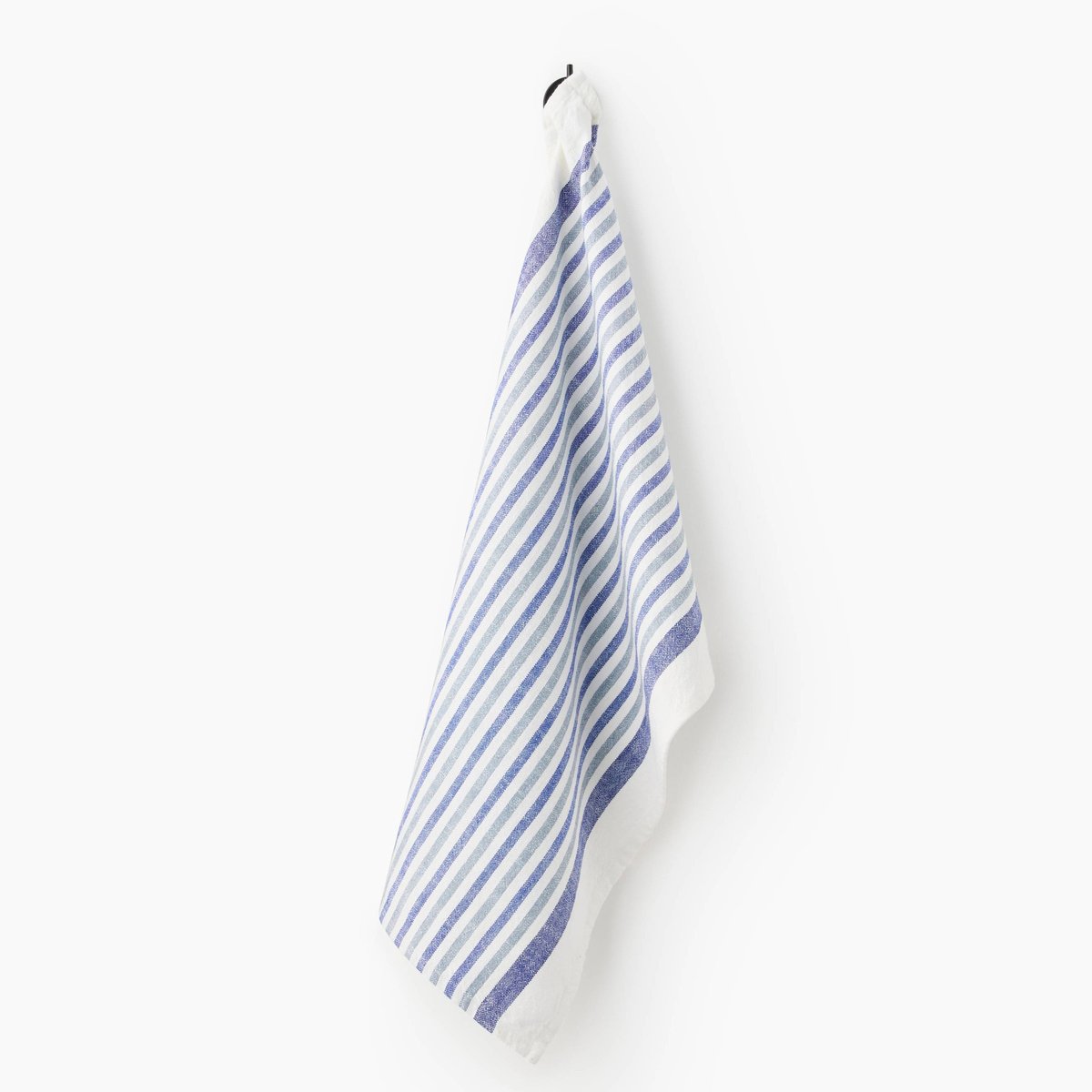 Torchon tissé teint rayé, 50x70cm, 100% coton electrique, MONOPRIX