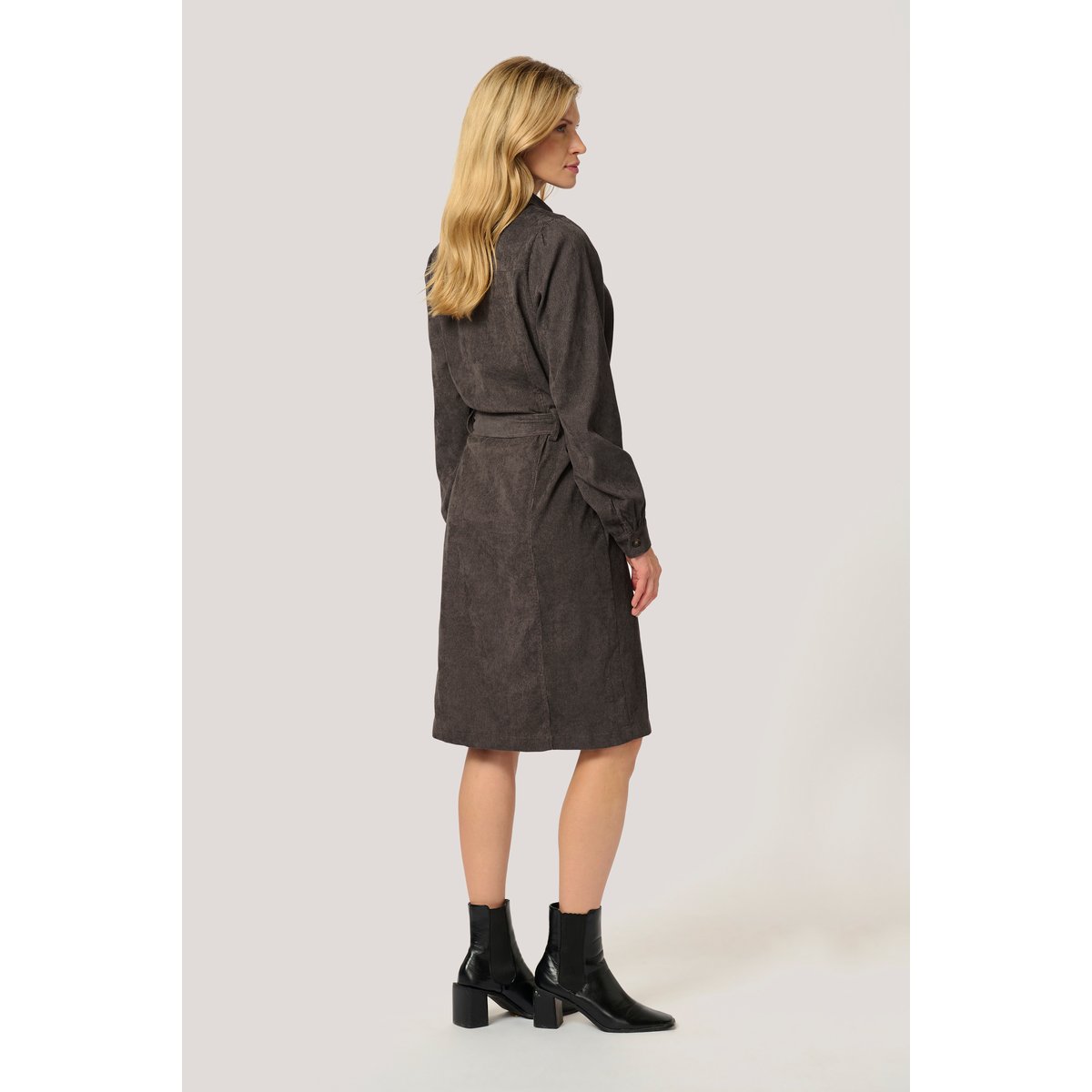 Dress marron major brown c., KAFFE