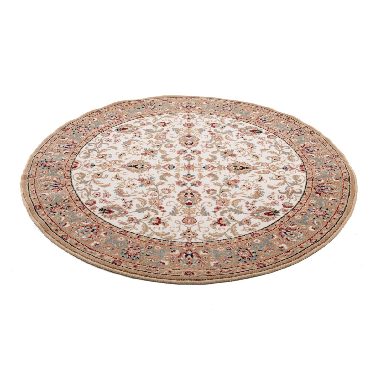 Tapis d'orient floral - DOLNA rouge, THEKO