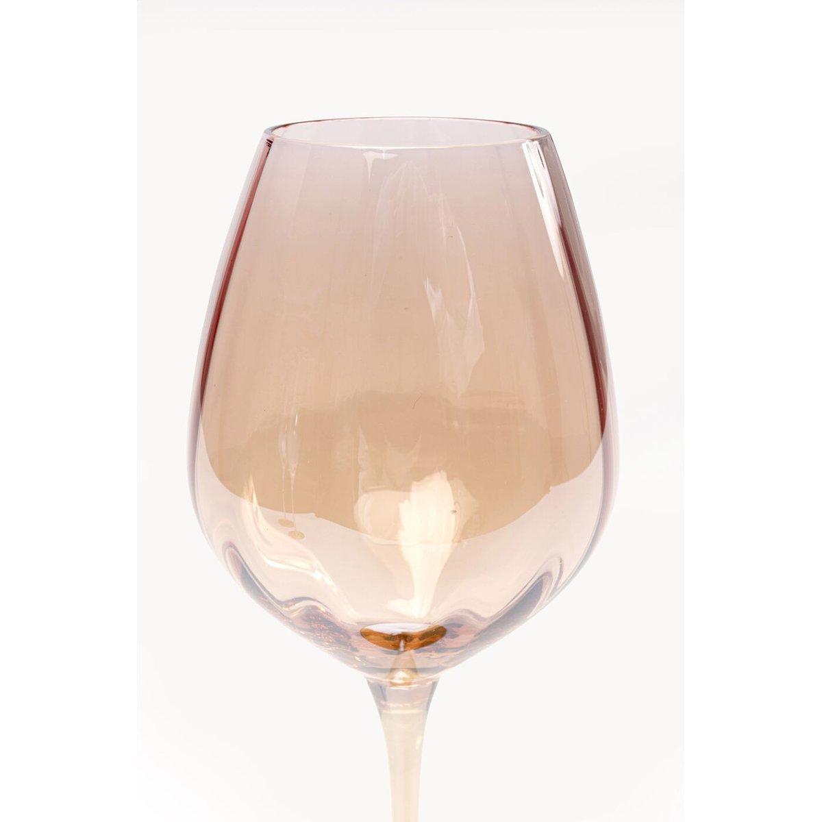 Lot de 4 verres à vin rouge, MOCCA marron, KARE DESIGN
