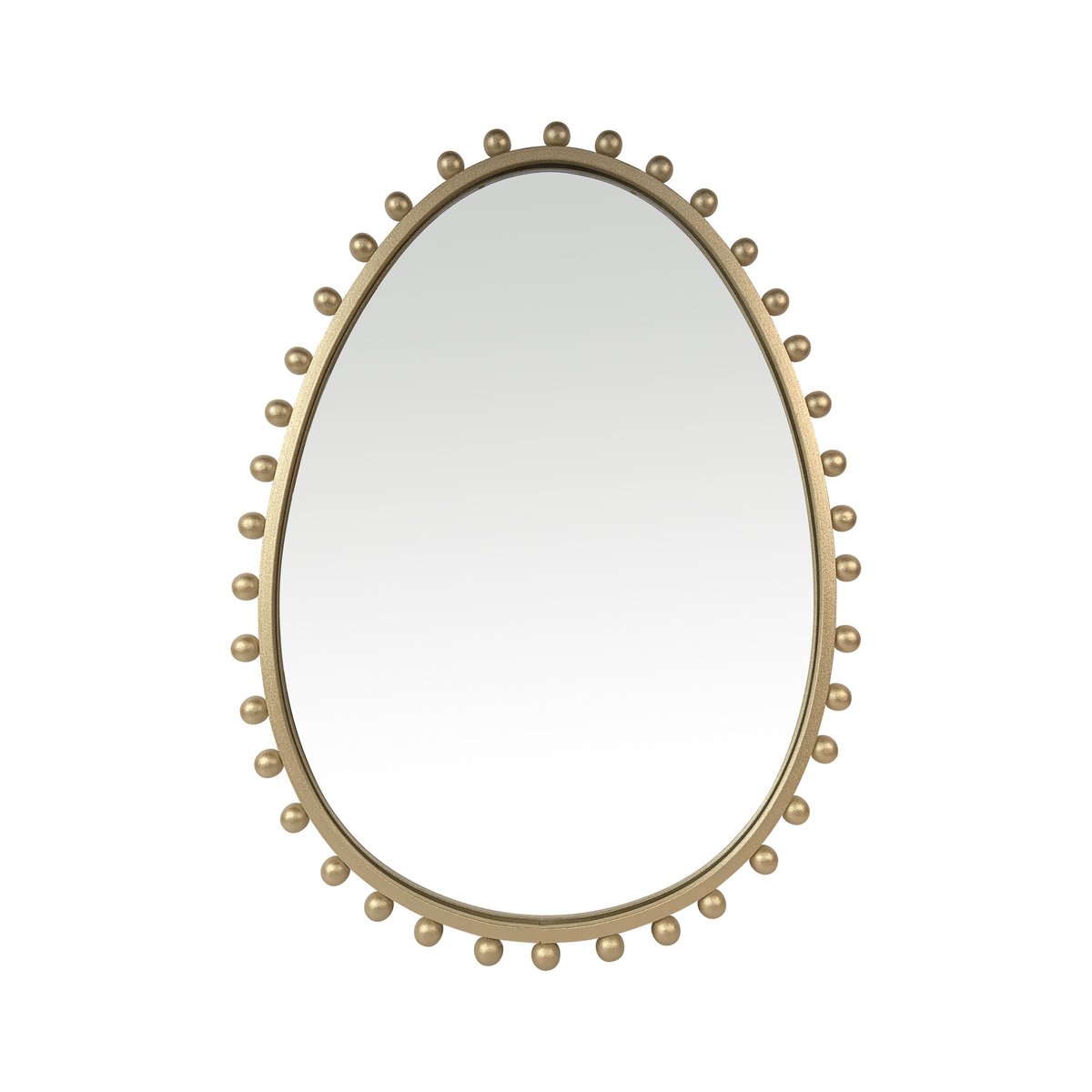 Miroir métal 46x61cm or, EMDE