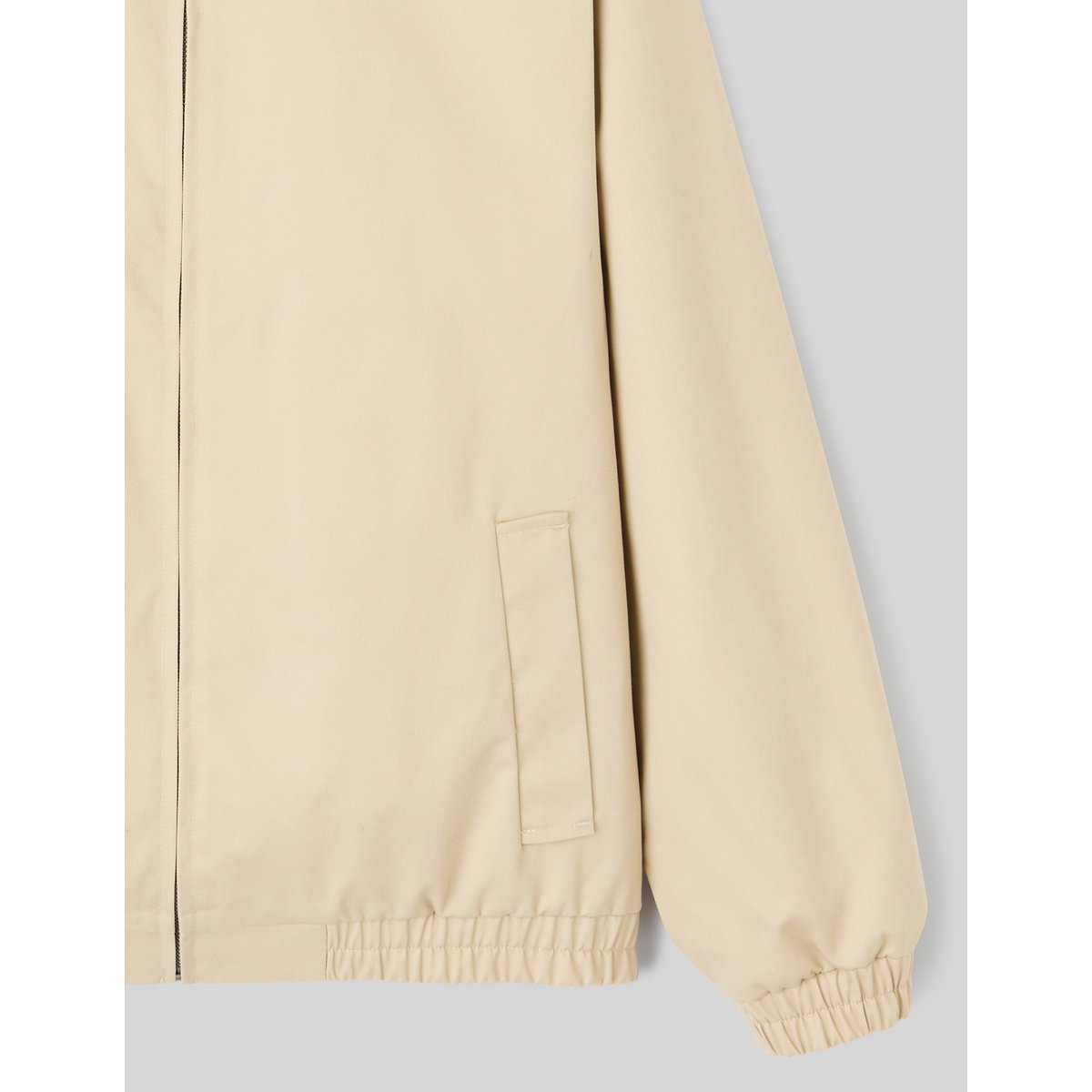 Blouson zippé blanc cassé, BZB