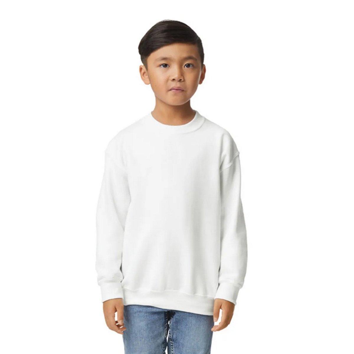 Sweat blanc, GILDAN