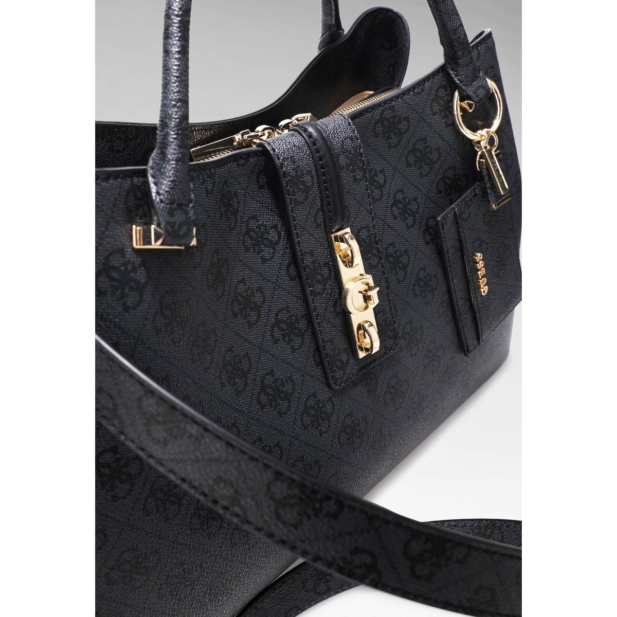 Sac Tote Avec Logo Yvonne gris, GUESS